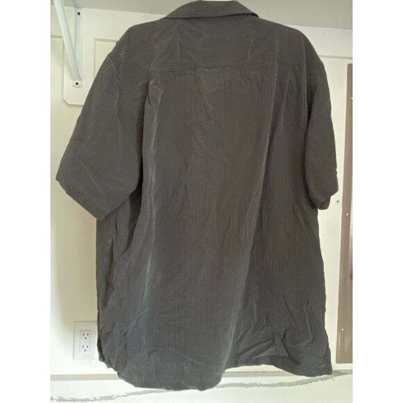 Columbia Men's‎ Short Sleeve Button-Down Grey Plaid Size XL - Super Soft! - Picture 3 of 6